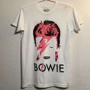 Hot Topic Bowie Band Tee Size Small